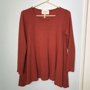Anthropologie Puella Burnt Orange Sweater